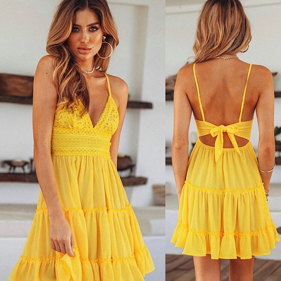 hello molly yellow dress